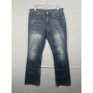 Gap Premium Slim Fit Jeans Dark Wash Denim Classic Casual Mens Size 34/34‎